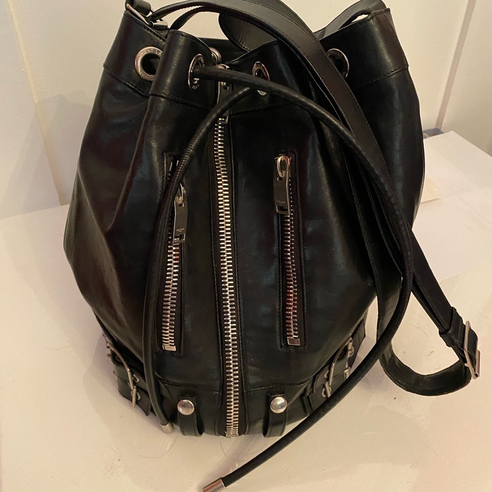 *SOLD* Saint Laurent Medium Rider Bag- Washed leather